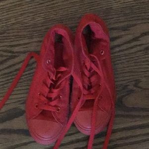 Awesome Girls Italian Converse🙂😀💚 Size 1.5